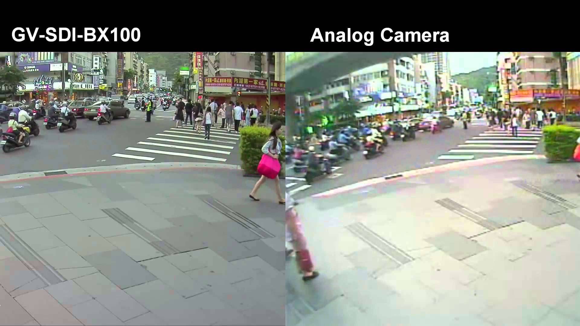 HD SDI vs analog recording quality comparison 1